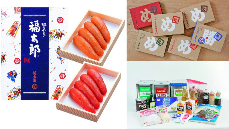 味のめんたい・福太郎やめんべいを中心に商品を展開